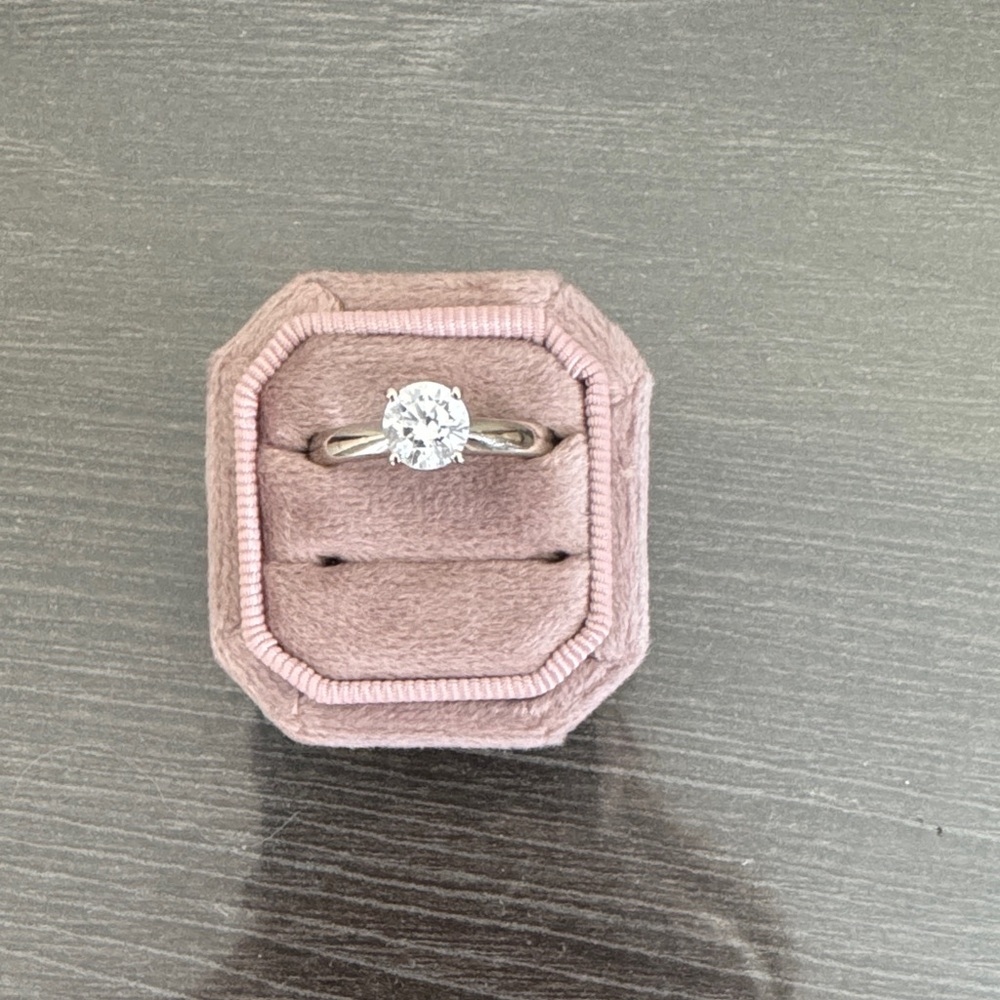 Stunning Silver Engagement Ring